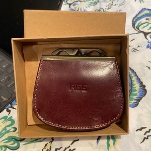 Tony Perotti Mogano Italian leather coin purse